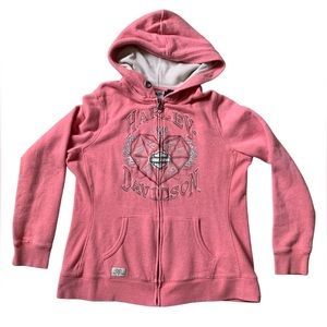 Harley-Davidson Pink Oversized Hoodie
